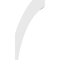 Ekena Millwork 3 1/2-in. W x 8-in. D x 16-in. H Thorton Architectural Grade PVC Knee Brace BRCP035X08X16THR - alternate 2